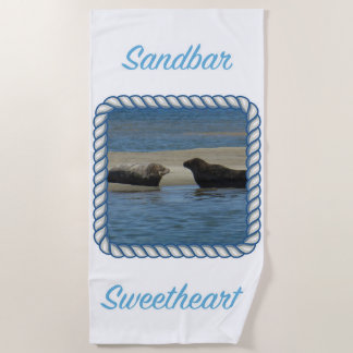 Serviette de plage Sandbar Sweethearts