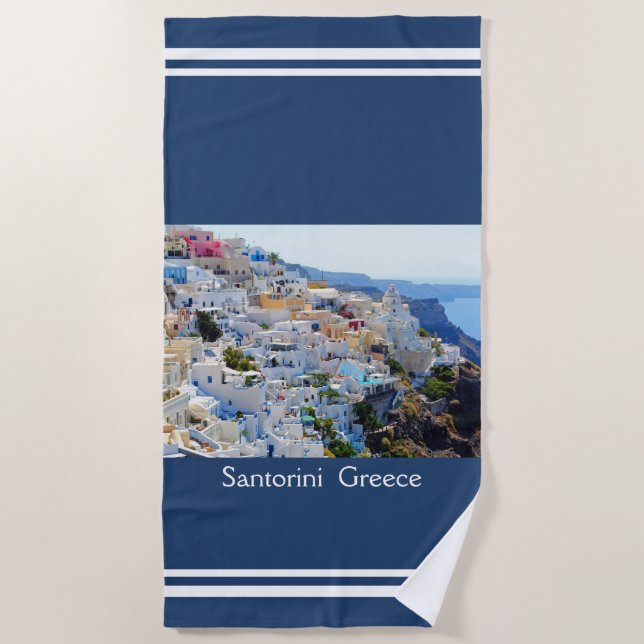Serviette De Plage Santorin 2 (Devant)