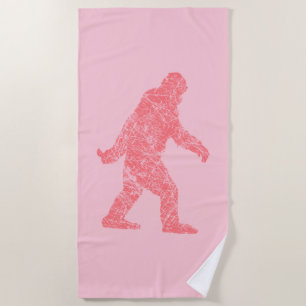 Serviette De Plage Sasquatch Bigfoot Silhouette Squatchine