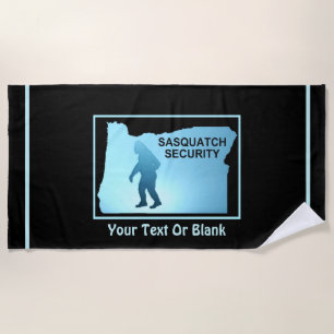 Serviette De Plage Sasquatch Security - Oregon