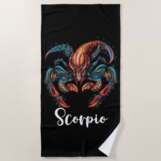 Serviette de plage Scorpio (Devant)