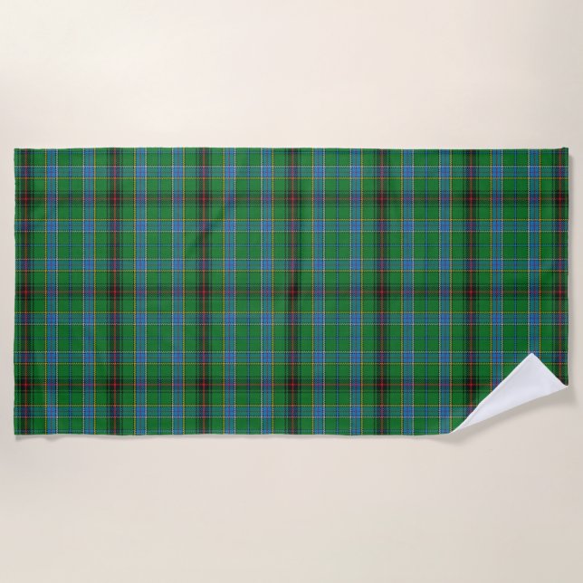 Serviette De Plage Scottish Accents Clan Duncan Tartan (Devant)