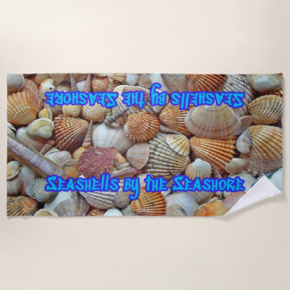 Serviette De Plage Sea Shells Mixed Beach Seashells