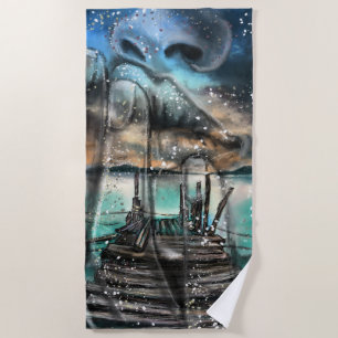 Serviette de plage Sea Sunset Women Dreams