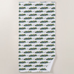 Serviette de plage Seal Pup Party (choisir la coul