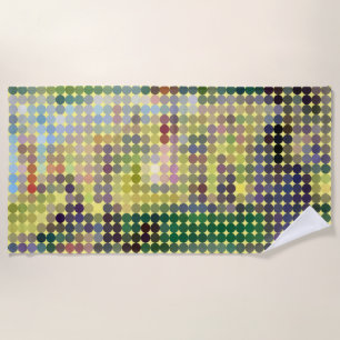 Serviette De Plage Seraut "La Grande Jatte" Pixeldot Beach Towne