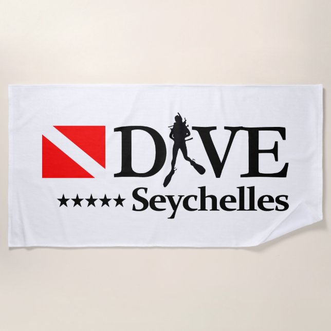Serviette De Plage Seychelles DV4 (Devant)