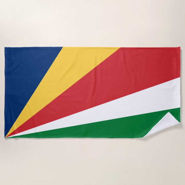 Serviette De Plage Seychelles Flag (Devant)