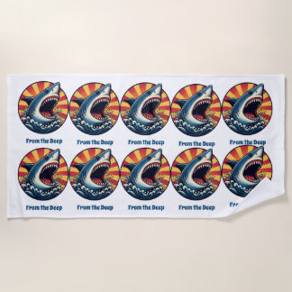 Serviette De Plage Shark Force Impact