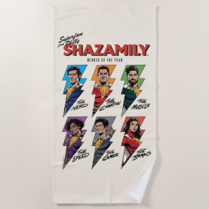 Serviette De Plage SHAZAM ! Furie des dieux SHAZAMily Boulons comiq