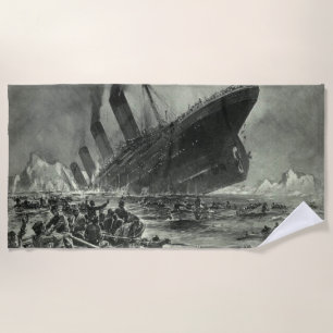 Serviette De Plage Sinking RMS Titanic