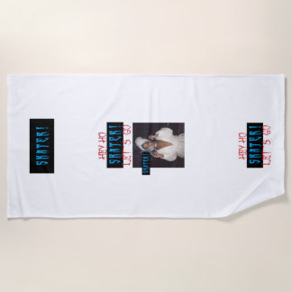 Serviette De Plage Skater! Company Shape Sexy Black Girl Smoke