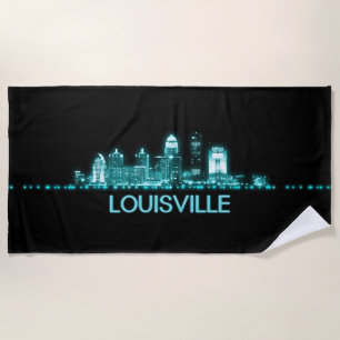 Serviette De Plage Skyline de Louisville