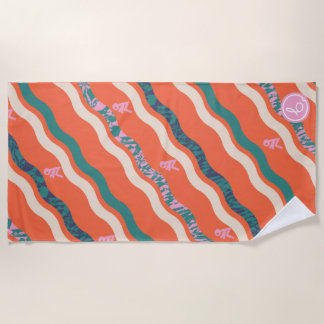 Serviette De Plage Slip n'Slide Beach Towel belacreative.co.uk