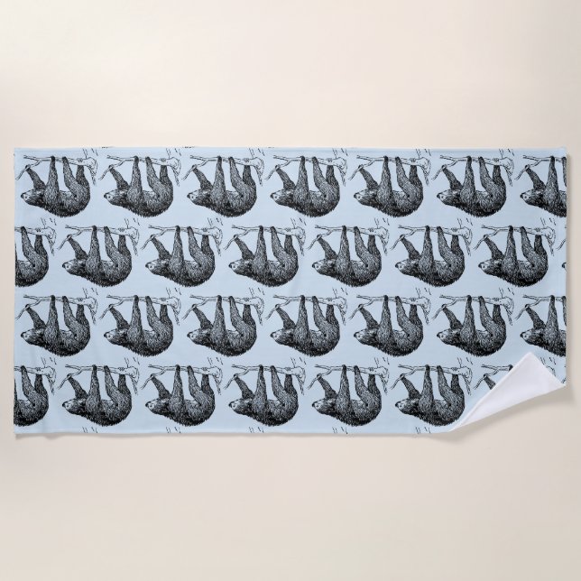 Serviette De Plage Sloth (Devant)