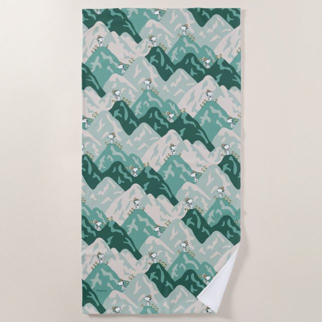 Serviette De Plage Snoopy Grand Motif extérieur (Devant)