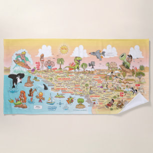 Serviette De Plage SoCal Sunset Beach Blanket