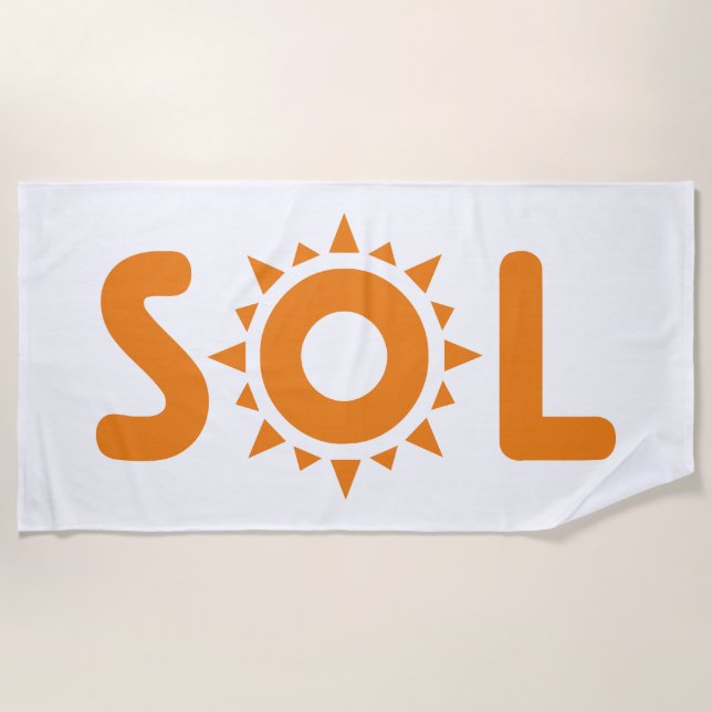 Serviette De Plage Sol (Devant)