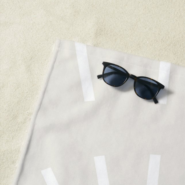 Serviette De Plage Soleil 7 (En situation)