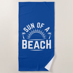 Serviette De Plage Soleil D'Une Plage