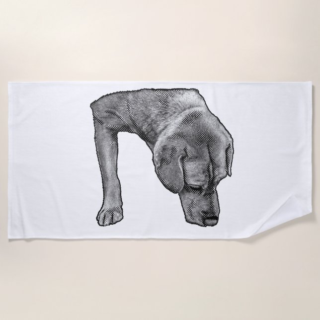 Serviette De Plage Soleil Et Points (Devant)