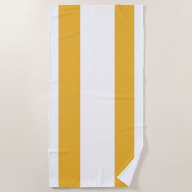 Serviette De Plage Soleil et rayures (Devant)
