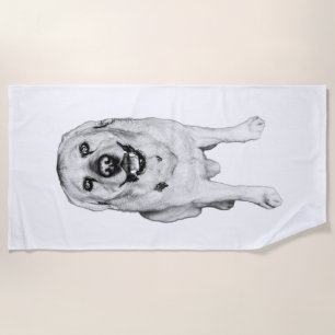 Serviette De Plage Sourire du jour ensoleillé