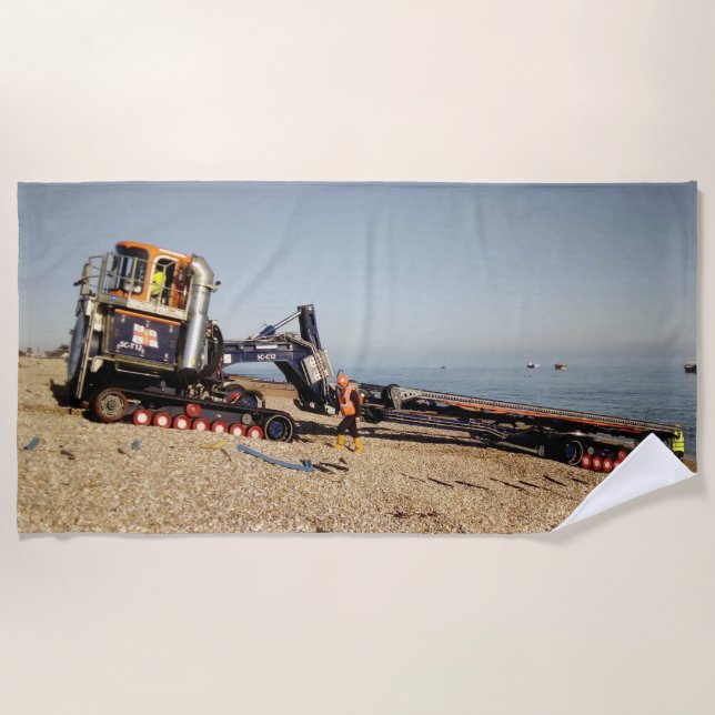 Serviette De Plage Soutenez le RNLI (Devant)