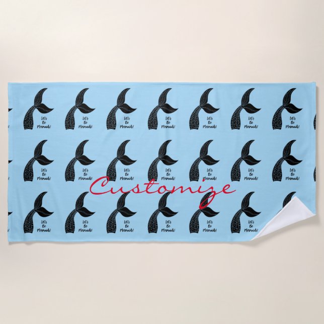 Serviette De Plage Soyons Mermaids Thunder_Cove  (Devant)