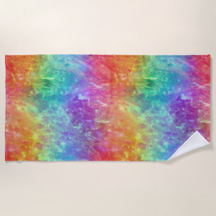 Serviette De Plage spellcaster - vif arc-en-ciel prism ombre :