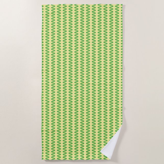 Serviette De Plage Spiruline Époustouflante (Devant)