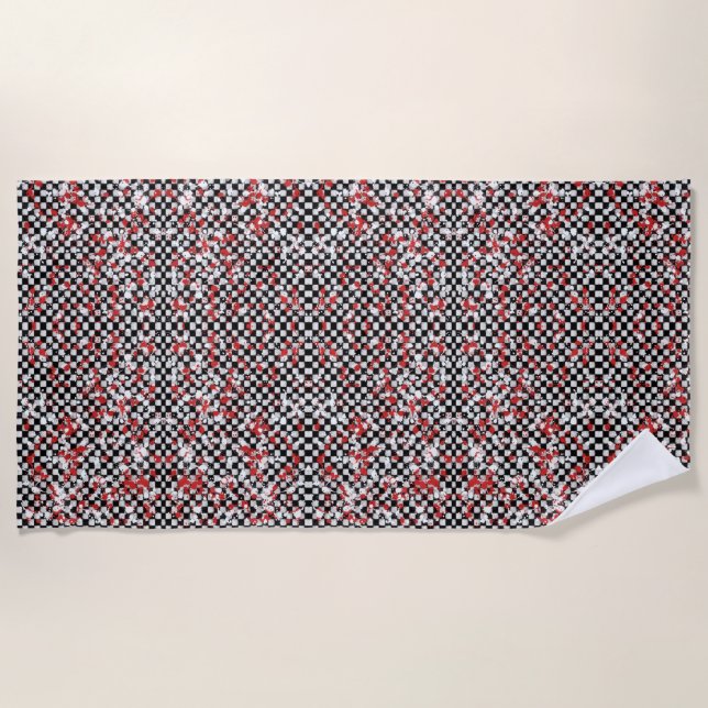 Serviette De Plage Splatter (Devant)