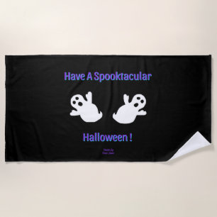 Serviette de plage Spooktacular Ghosts
