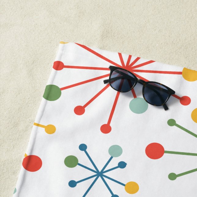 Serviette De Plage Starbursts dans Color Beach Towel (En situation)