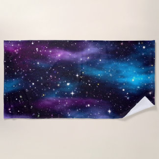 Serviette De Plage Starry Sky Galaxy