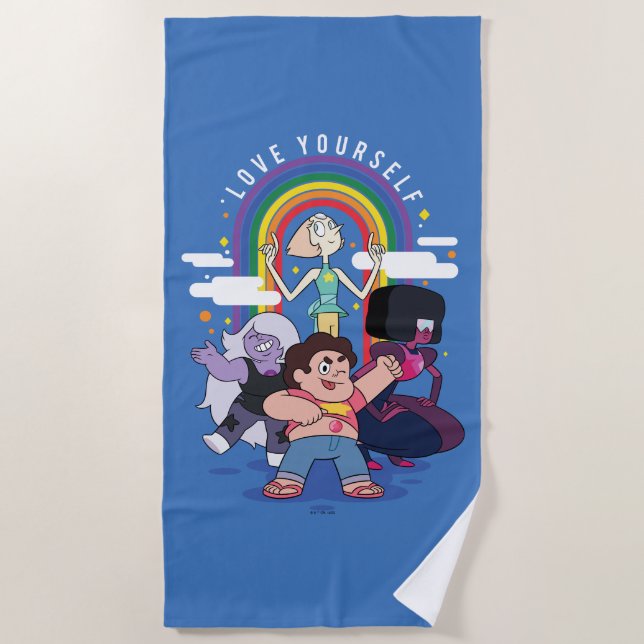 Serviette De Plage Steven Universe - Aimez-vous (Devant)