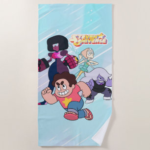 Serviette De Plage Steven Universe Crystal Gem Group Action