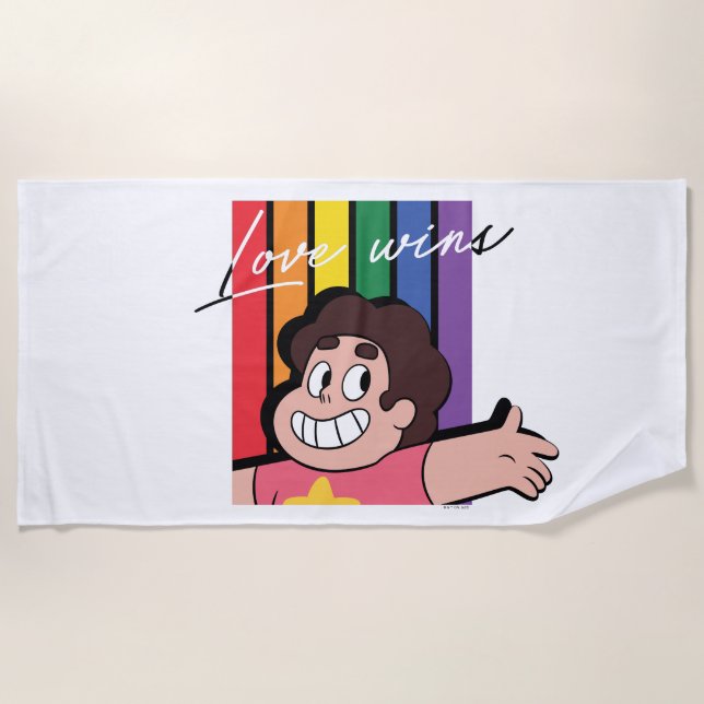 Serviette De Plage Steven Universe - L'amour gagne (Devant)