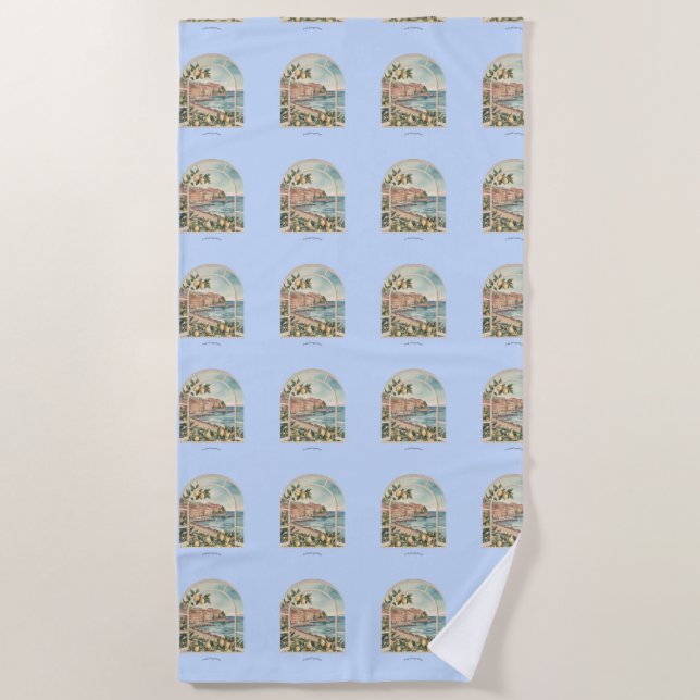 Serviette De Plage Style italien (Devant)