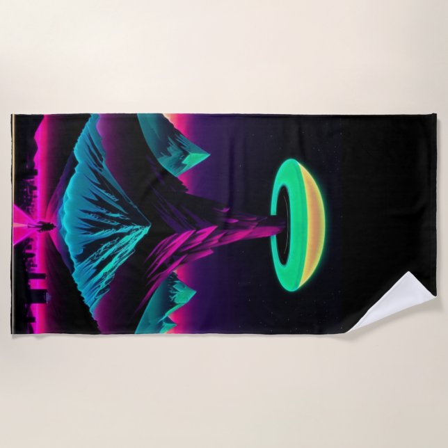 Serviette De Plage Sucre de montagne (Devant)