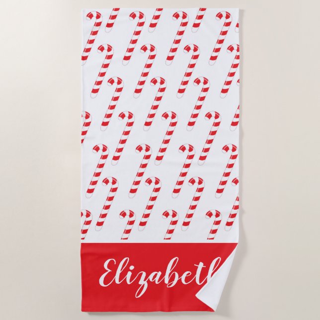 Serviette De Plage Sucres de canne sur le Beach Towel (Devant)