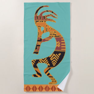 Serviette de plage sud-ouest Kokopelli