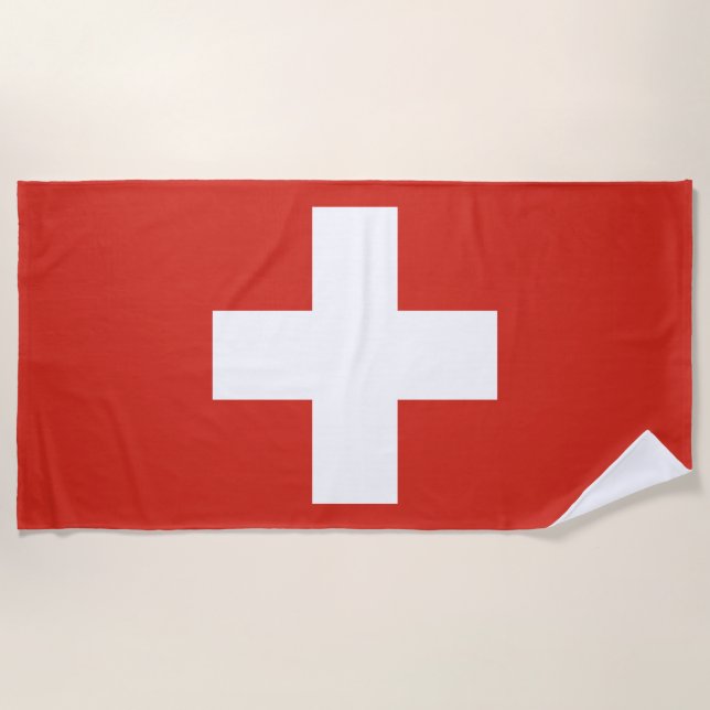 Serviette De Plage Suisse (Devant)