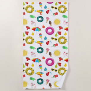 Serviette De Plage Summer Party Beach Pool Amusement