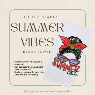 Serviette de plage Summer Vibes