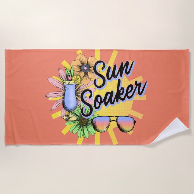 Serviette De Plage Sun Soaker (Devant)