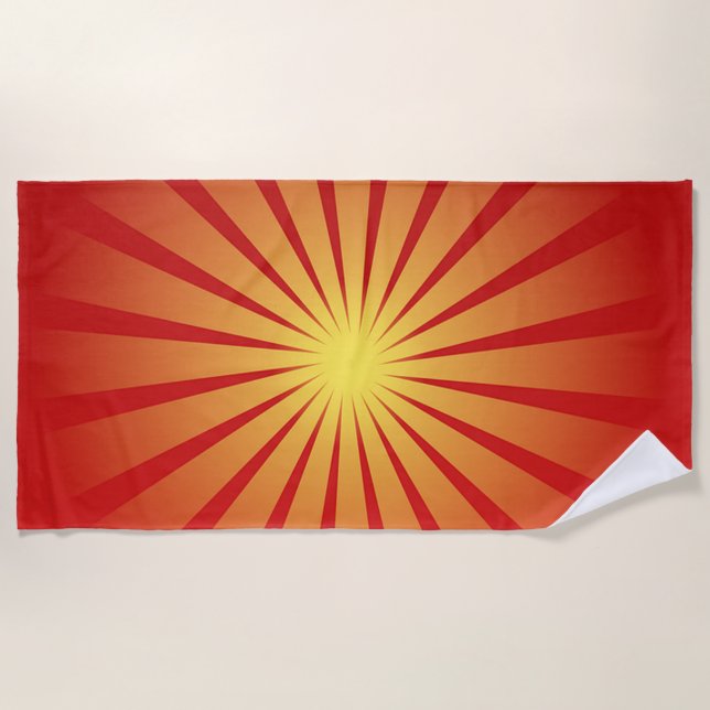 Serviette De Plage Sunburst (Devant)