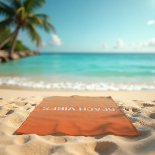 Serviette De Plage Sunset Beach Vibes - Moderne Dégradé