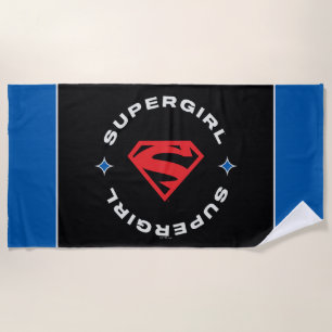 Serviette De Plage Supergirl Age of Heroes Circle S-Shield