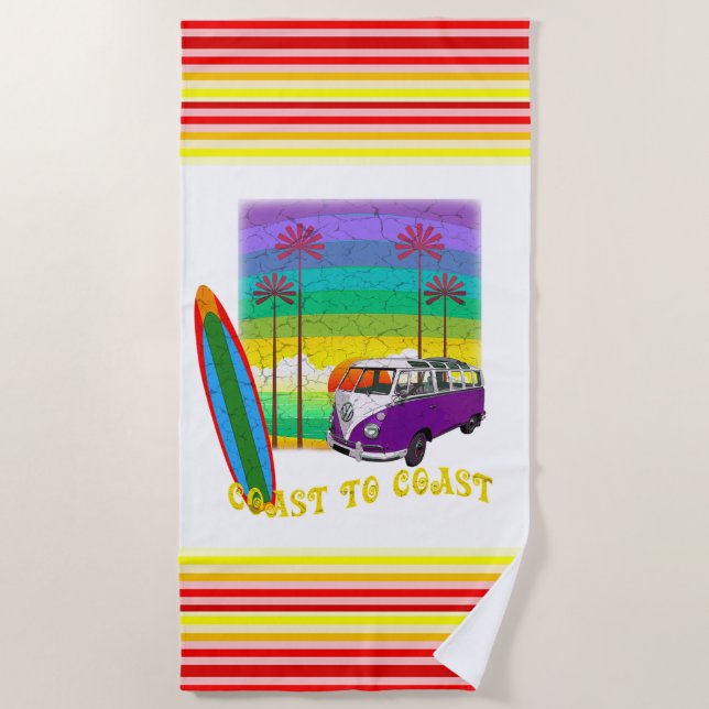 Serviette De Plage Surf (Devant)